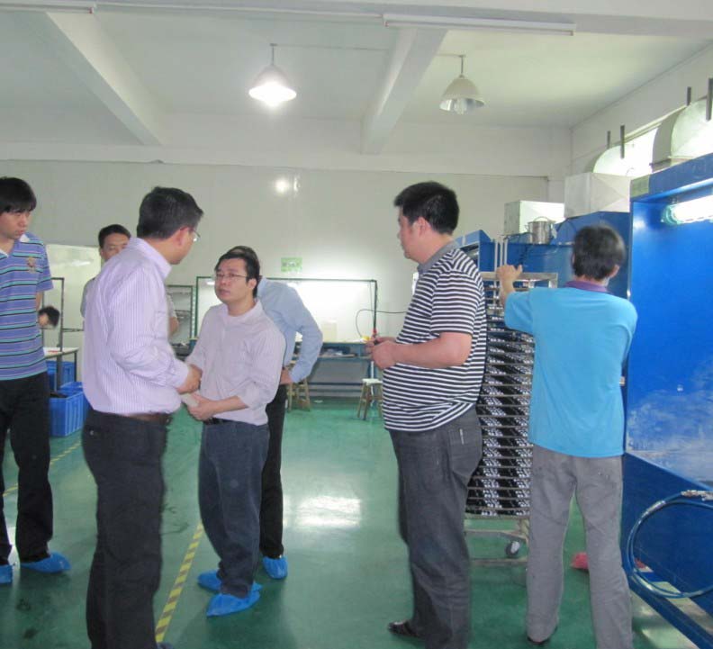 華為公司來東莞博皓電子硅膠制品廠